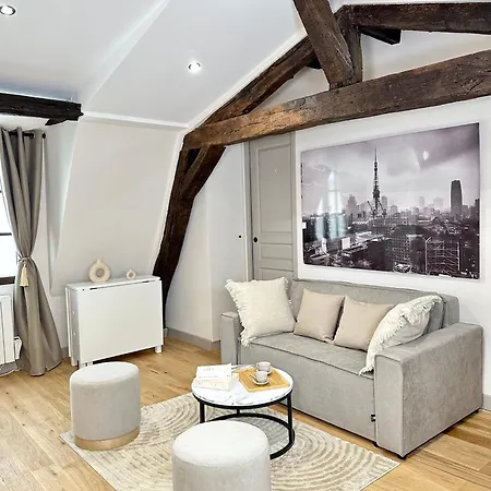 Daire Stunning 2 Bedroom In The Marais Paris